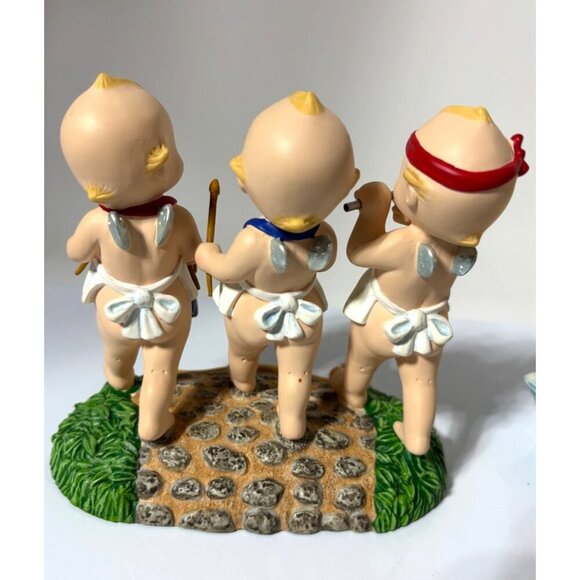 Vtg‎ Lot of 2 Kewpie Trio Figurines "The Spirit Of Kewpies" & Nautical Sailboat - Picture 5 of 8
